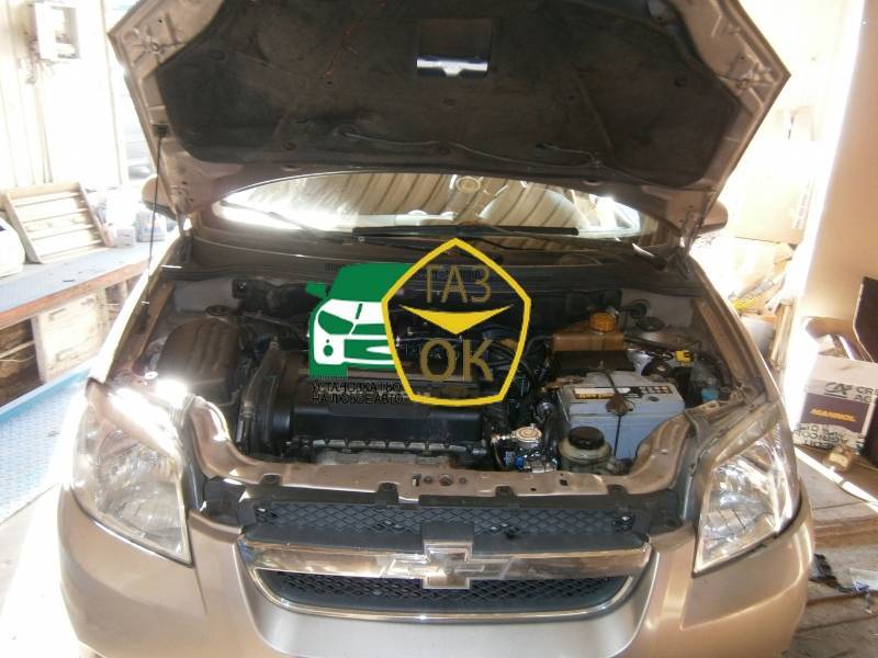 Установка ГБО на авто Chevrolet Aveo 1.6 газ на машину Gaz Ok Газ ОК Киев