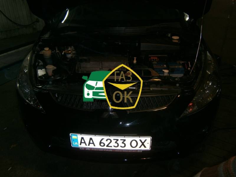 Установка ГБО на авто Mitsubishi Grandis 2.4 газ на машину Gaz Ok Газ ОК Киев