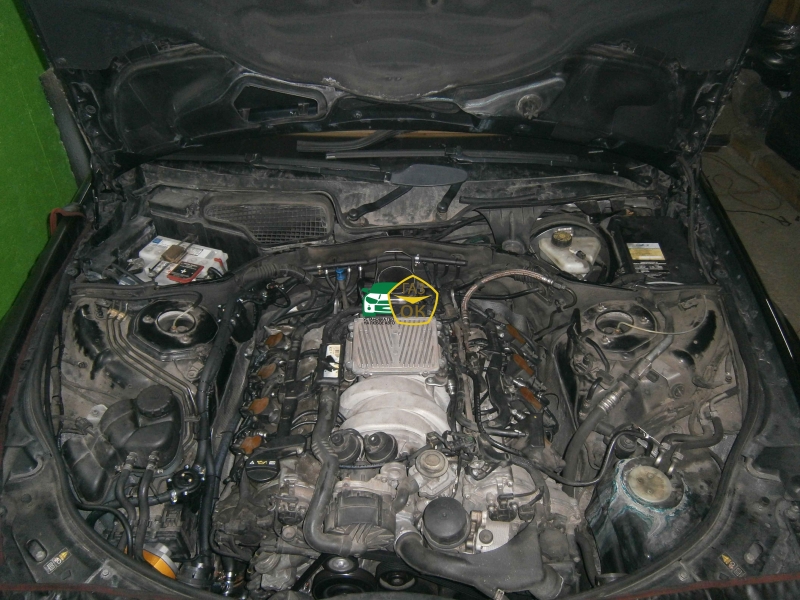 Установка ГБО на авто Mercedes-Benz S (W221) 5,0  газ на машину Gaz Ok Газ ОК Киев