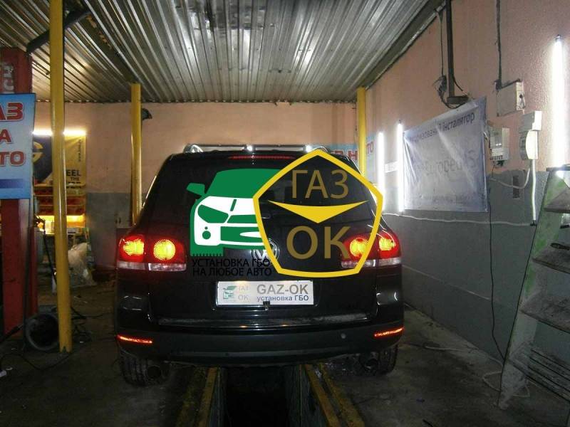 Установка ГБО на Volkswagen Touareg 3.6 V6 FSI 2009 Gaz-Ok