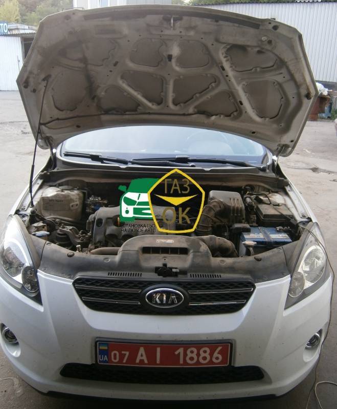 Установка ГБО на авто Kia Ceed Pro газ на машину Gaz Ok Газ ОК Киев