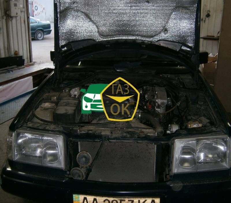 Установка ГБО на авто Mercedes W124 газ на машину Gaz Ok Газ ОК Киев