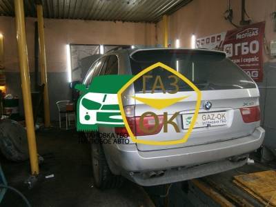 Установка ГБО на авто BMW Х5 Е53 4,4 2003 г газ на машину Gaz Ok Газ ОК Киев