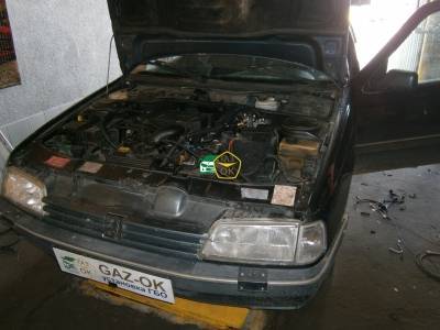 Установка ГБО на авто Peugeot 405 газ на машину Gaz Ok Газ ОК Киев