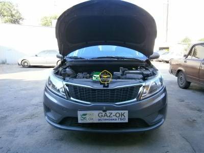 Установка ГБО на KIA RIO : Gaz-ok