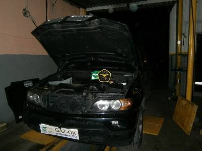 Установка ГБО на авто BMW X5 3.0 E53 газ на машину Gaz Ok Газ ОК Киев