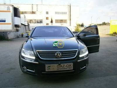 Установка ГБО на авто Volkswagen Phaeton 4.2 газ на машину Gaz Ok Газ ОК Киев