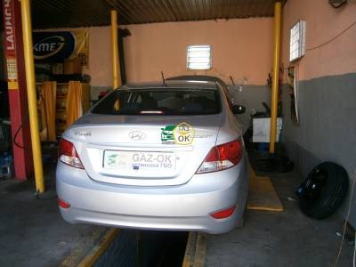 Установка ГБО на авто Hyundai Accent в компании Gaz Ok