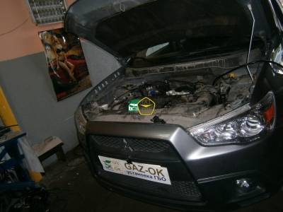 Установка ГБО на авто Mitsubishi ASX газ на машину Gaz Ok Газ ОК Киев