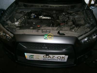 Установка ГБО на авто Mitsubishi ASX газ на машину Gaz Ok Газ ОК Киев