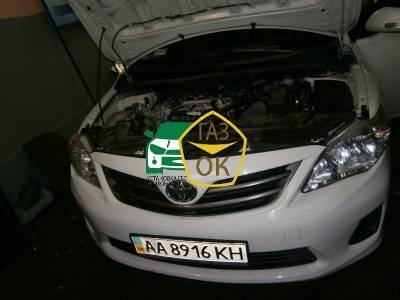 Установка ГБО на авто Toyota Corolla 1.6 газ на машину Gaz Ok Газ ОК Киев
