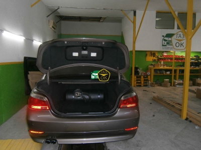 Установка ГБО на авто BMW 525 E60  газ на машину Gaz Ok Газ ОК Киев