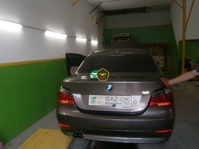 Установка ГБО на авто BMW 525 E60  газ на машину Gaz Ok Газ ОК Киев