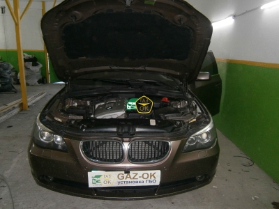 Установка ГБО на авто BMW 525 E60  газ на машину Gaz Ok Газ ОК Киев