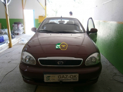 Установка ГБО на авто Daewoo Lanos 2014  газ на машину Gaz Ok Газ ОК Киев