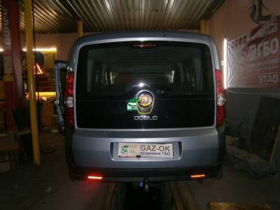 Установка ГБО на авто Fiat Doblo 2010 газ на машину Gaz Ok Газ ОК Киев
