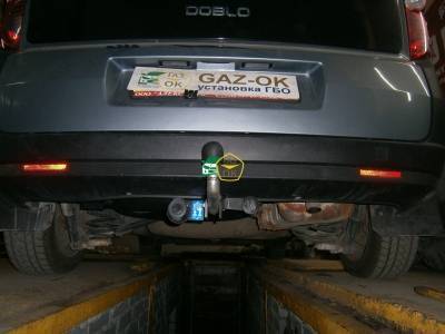 Установка ГБО на авто Fiat Doblo 2010 газ на машину Gaz Ok Газ ОК Киев