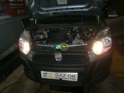 Установка ГБО на авто Fiat Doblo 2010 газ на машину Gaz Ok Газ ОК Киев