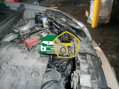 Установка ГБО на авто Ford Fusion 1.4 газ на машину Gaz Ok Газ ОК Киев