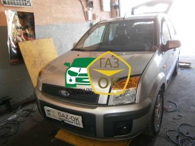 Установка ГБО на авто Ford Fusion 1.4 газ на машину Gaz Ok Газ ОК Киев