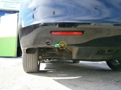 Установка ГБО на авто Honda Accord 2,4 2009г.в  газ на машину Gaz Ok Газ ОК Киев