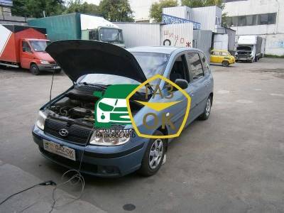 Installation of gas equipment on Hyundai Matrix : Gaz-Ok