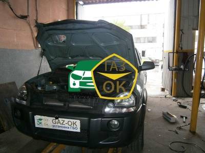 Установка ГБО на авто Hyundai Tucson газ на машину Gaz Ok Газ ОК Киев
