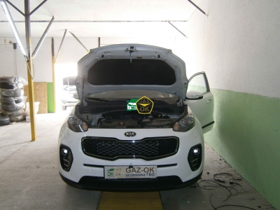Установка ГБО на авто Kia Sportage 2017 газ на машину Gaz Ok Газ ОК Киев