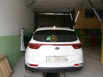 Установка ГБО на авто Kia Sportage 2017 газ на машину Gaz Ok Газ ОК Киев