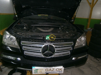 Установка ГБО на авто MERSEDES-BENZ GL-450 V8 газ на машину Gaz Ok Газ ОК Киев