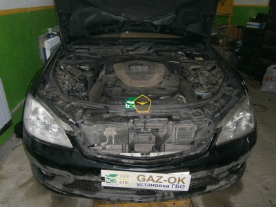 Установка ГБО на авто Mercedes-Benz S (W221) 5,0  газ на машину Gaz Ok Газ ОК Киев