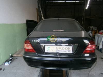Установка ГБО на авто Mercedes-Benz W220 5,5 газ на машину Gaz Ok Газ ОК Киев
