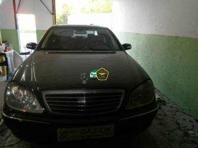 Установка ГБО на авто Mercedes-Benz W220 5,5 газ на машину Gaz Ok Газ ОК Киев