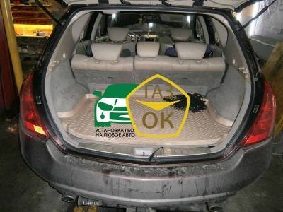 Установка ГБО на авто Nissan Murano 3.5 газ на машину Gaz Ok Газ ОК Киев