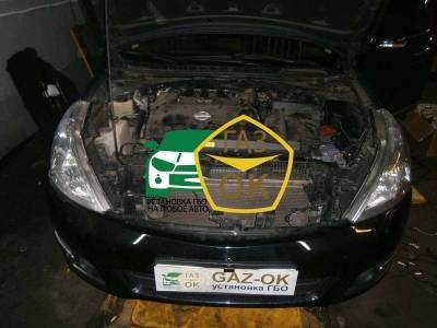 Установка ГБО на авто Nissan Teana 3.5 газ на машину Gaz Ok Газ ОК Киев