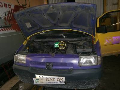 Установка ГБО на авто PEUGEOT Expert газ на машину Gaz Ok Газ ОК Киев