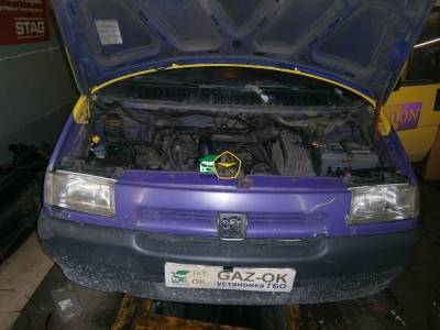 Установка ГБО на авто PEUGEOT Expert газ на машину Gaz Ok Газ ОК Киев