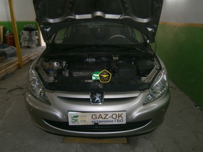 Установка ГБО на авто Peugeot 308 SW газ на машину Gaz Ok Газ ОК Киев