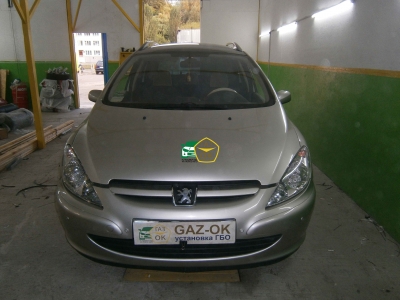 Установка ГБО на авто Peugeot 308 SW газ на машину Gaz Ok Газ ОК Киев