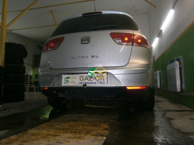 Установка ГБО на авто Seat Altea XL газ на машину Gaz Ok Газ ОК Киев