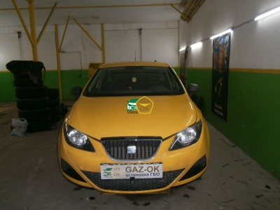 Установка ГБО на авто Seat Ibiza 2014  газ на машину Gaz Ok Газ ОК Киев