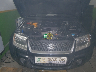 Установка ГБО на авто Suzuki Grand Vitara 2.7 V6 газ на машину Gaz Ok Газ ОК Киев