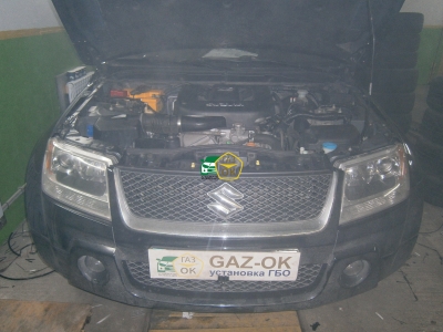Установка ГБО на авто Suzuki Grand Vitara 2.7 V6 газ на машину Gaz Ok Газ ОК Киев