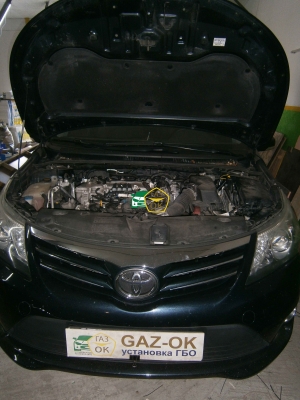 Установка ГБО на авто Toyota Avensis 2015 газ на машину Gaz Ok Газ ОК Киев