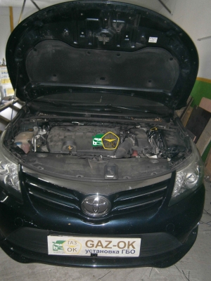 Установка ГБО на авто Toyota Avensis 2015 газ на машину Gaz Ok Газ ОК Киев