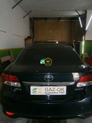 Установка ГБО на авто Toyota Avensis 2015 газ на машину Gaz Ok Газ ОК Киев