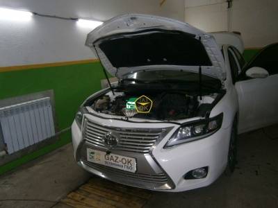 Установка ГБО на авто Toyota Camry 2.4 AT restyling   газ на машину Gaz Ok Газ ОК Киев