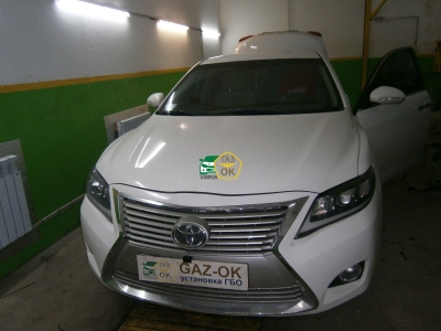 Установка ГБО на авто Toyota Camry 2.4 AT restyling   газ на машину Gaz Ok Газ ОК Киев