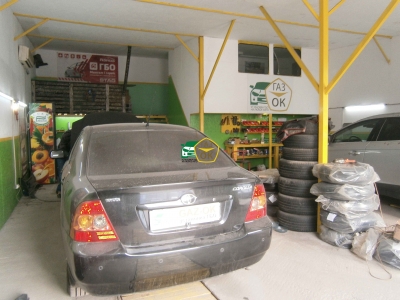 Установка ГБО на авто Toyota Corolla 2005   газ на машину Gaz Ok Газ ОК Киев