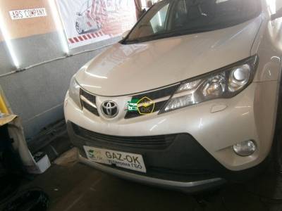 Установка ГБО на авто Toyota RaV 4 2014 газ на машину Gaz Ok Газ ОК Киев